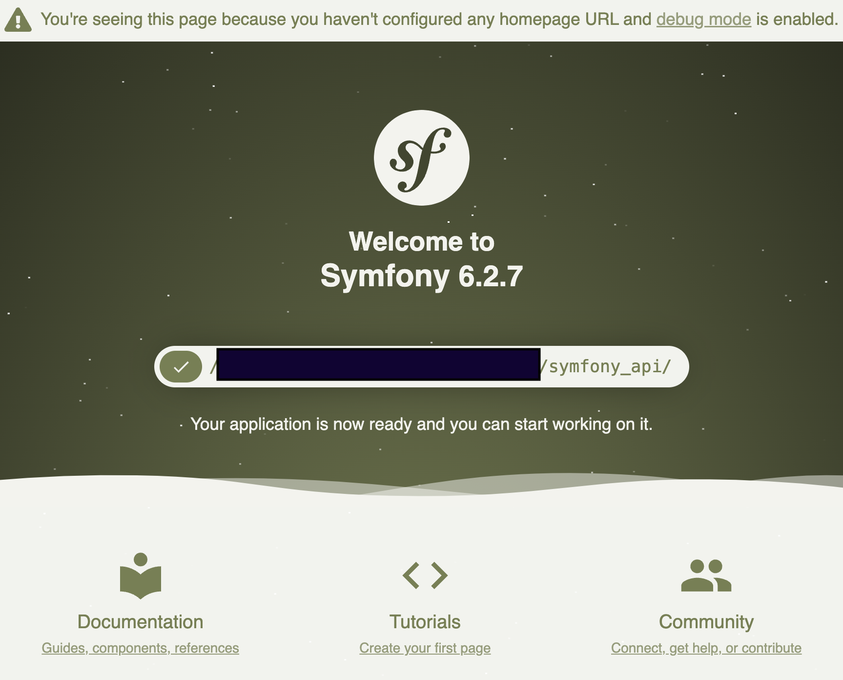 Your Symfony project&rsquo;s default homepage